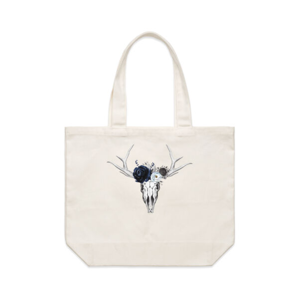 Sons of Serif Skull Design - Shoulder Tote Thumbnail
