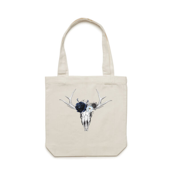 Sons of Serif Skull Design - Carrie Tote Bag  Thumbnail