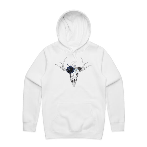 Sons of Serif Skull Design - Unisex Stencil Hoodie Thumbnail