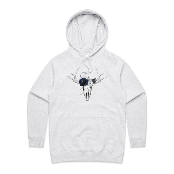 Sons of Serif Skull Design - Womens Supply Hood Thumbnail